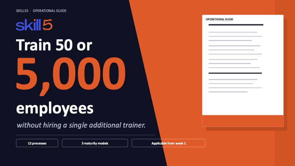 Train 50 or 5,000 without a single extra trainer